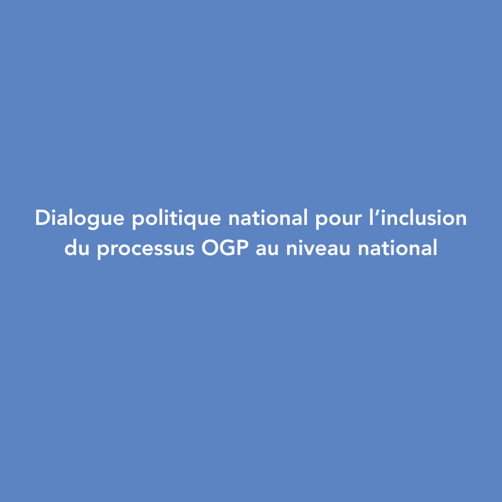 dialogue politique national