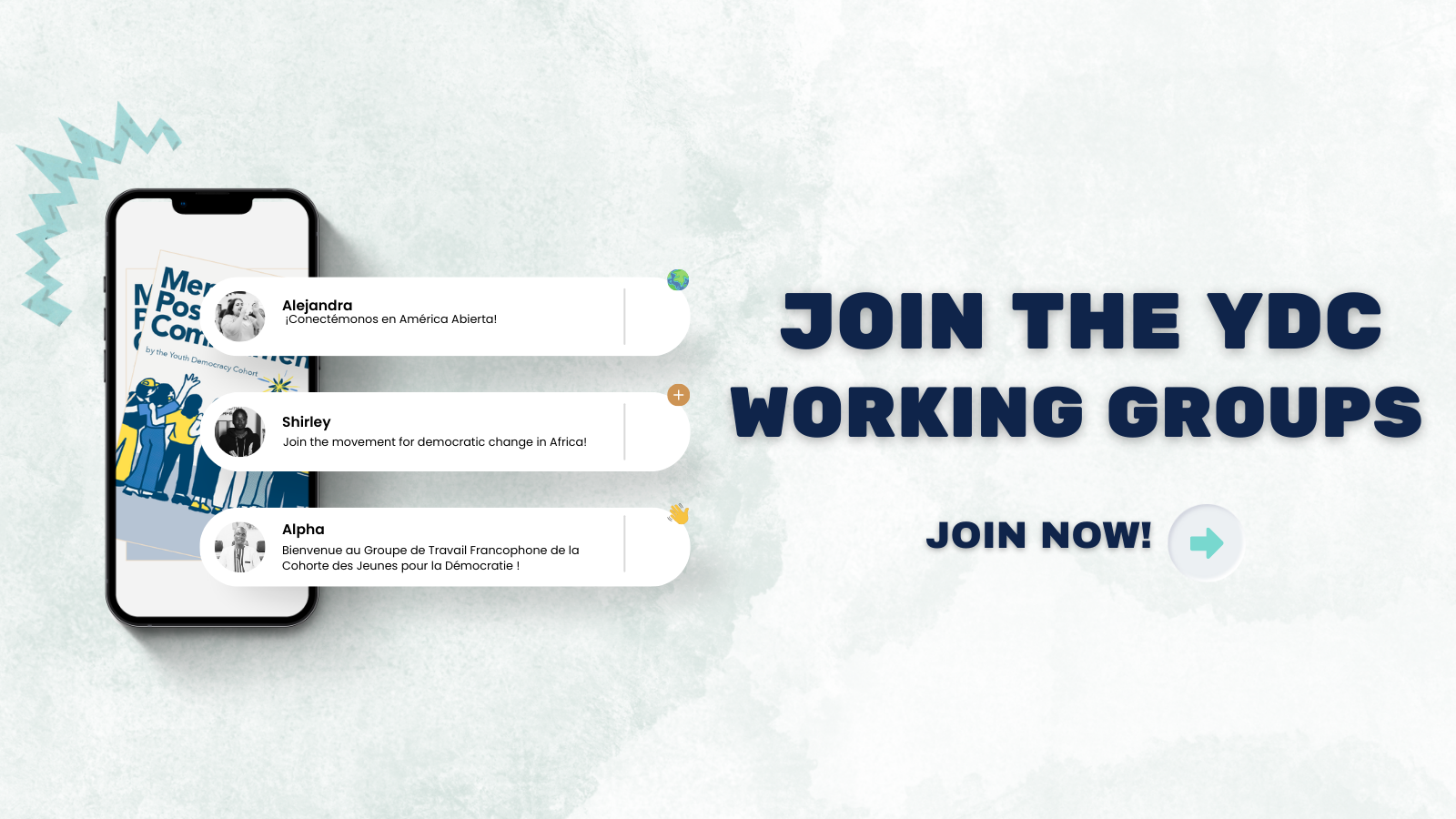 What are the YDC Working Groups?